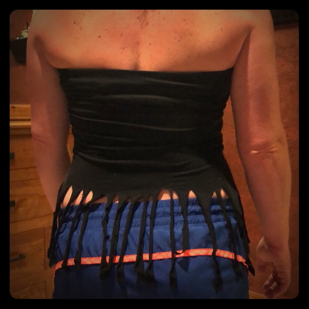 Black tube top